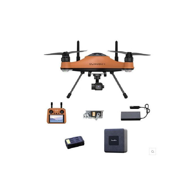 A photo of Swellpro SD4+ Fishing Drone Standard Pack in white background