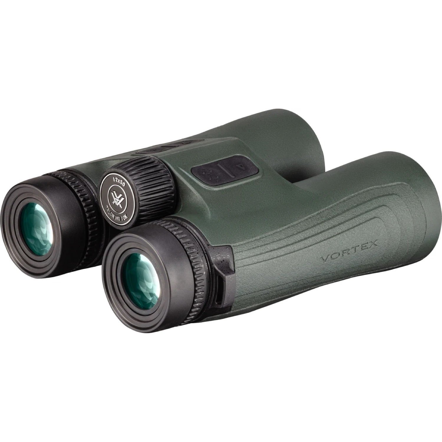 Vortex Talon 12x50 HD 10K ballistic laser rangefinding binoculars angled side view