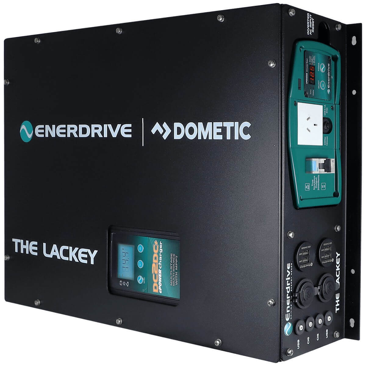 The Lackey Tradie Power System back in the white background