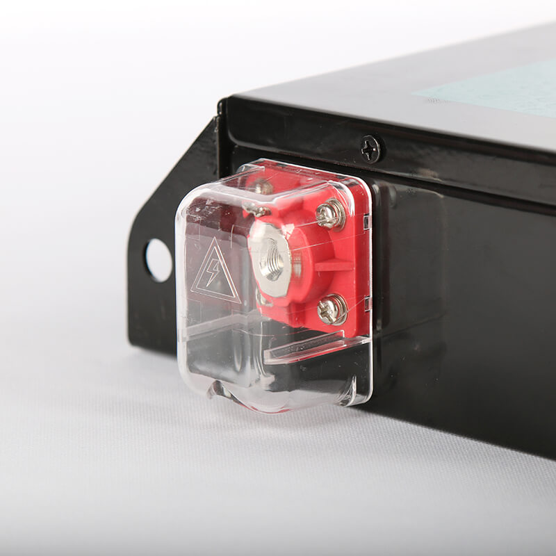 Tistar 12V 310Ah Slimline Lithium Battery Red part on a white background