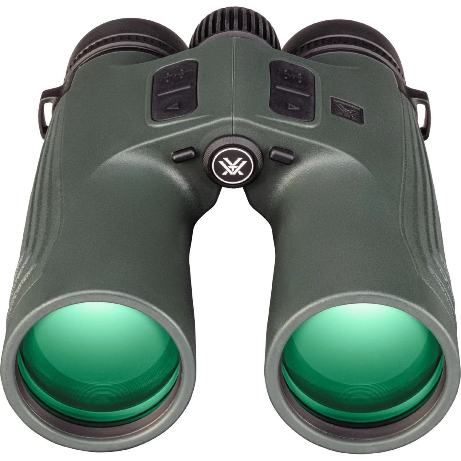 Vortex Talon 12X50 HD 10K binoculars front view green objective lenses