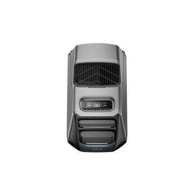 A top view photo of an EcoFlow WAVE 3 portable heater cooler with a white background.