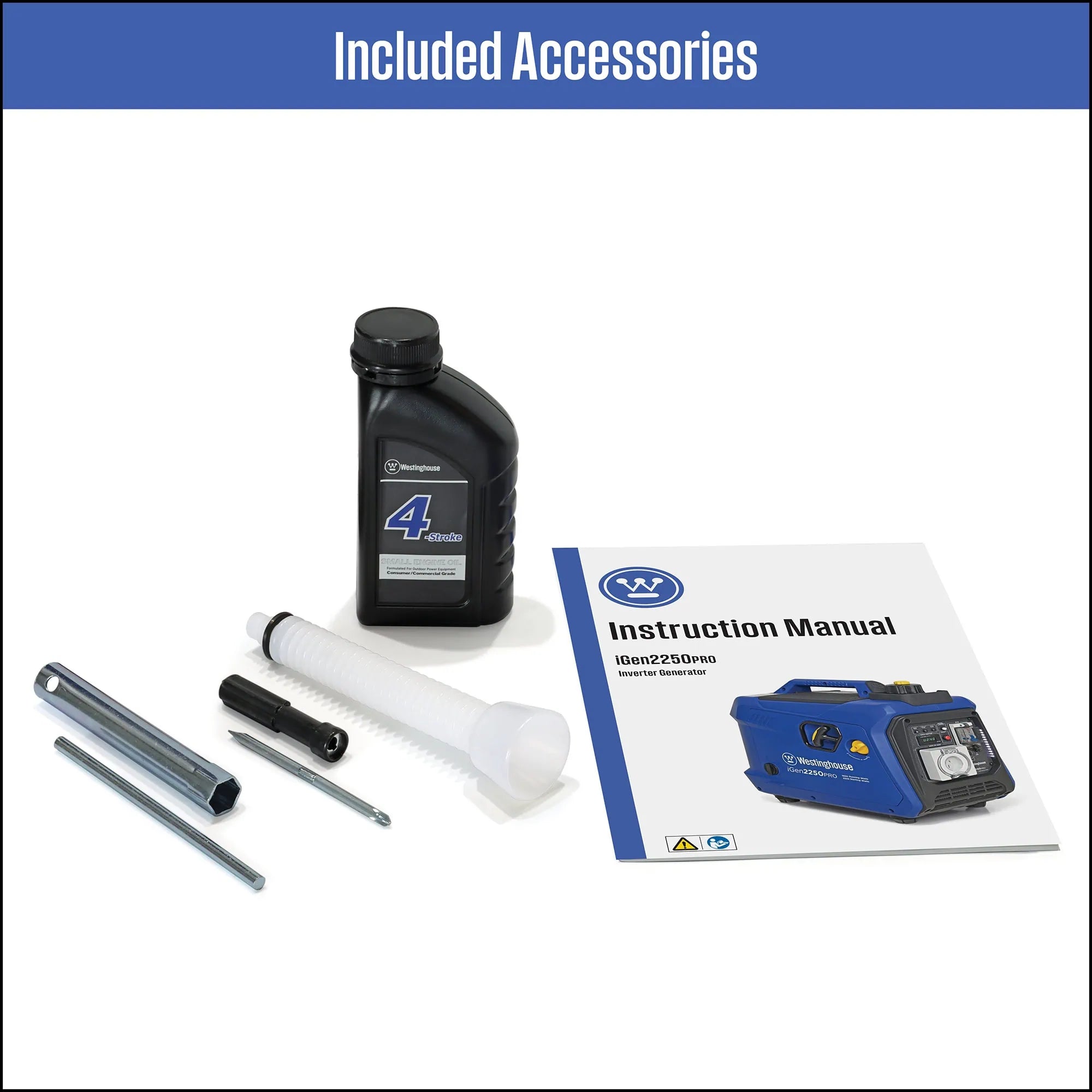 WP iGen 2250 Pro Included Accessories in white background