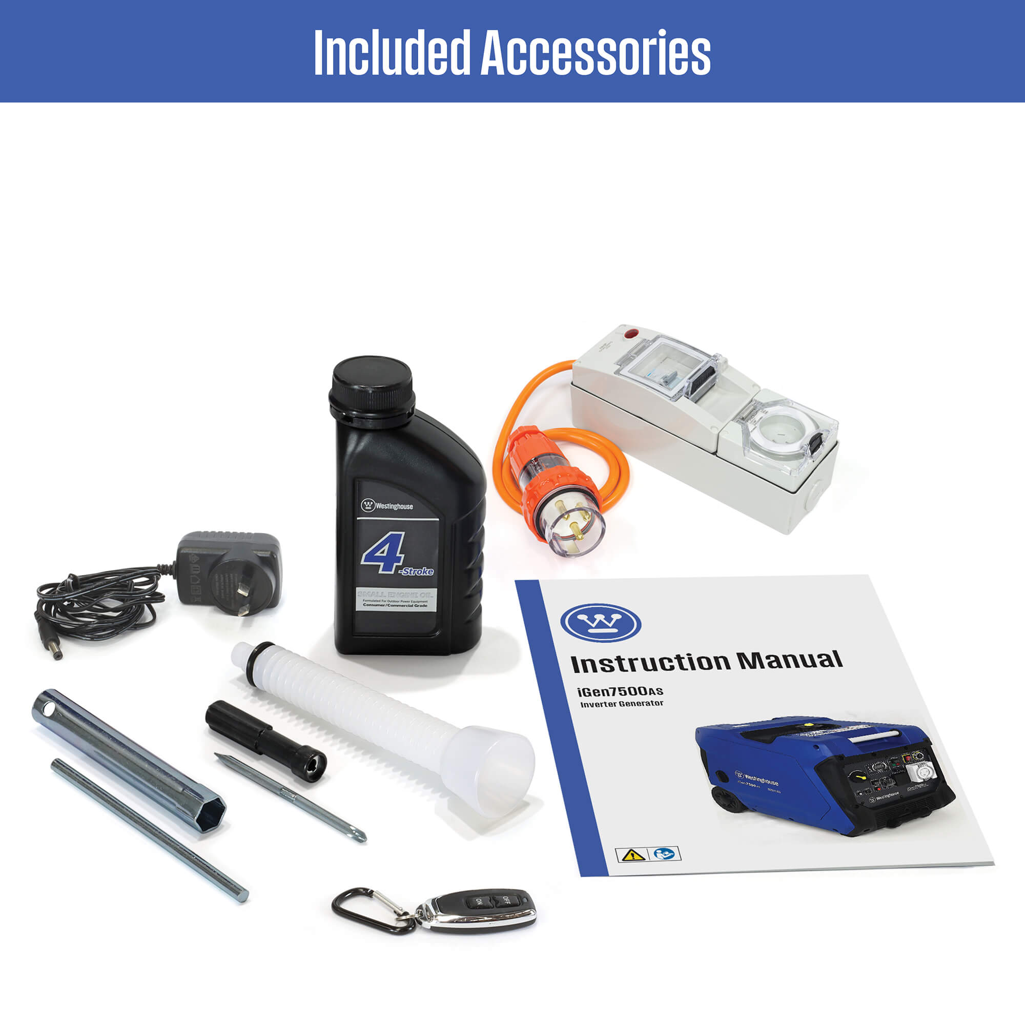 WP iGen 7500AS-included-accessories in white background