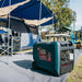 Welling & Crossley 6000W Generator outside with a tent on the background