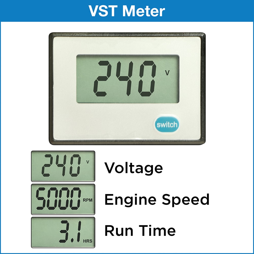 Westinghouse WHXC2400i Generator VST meter Digital Display