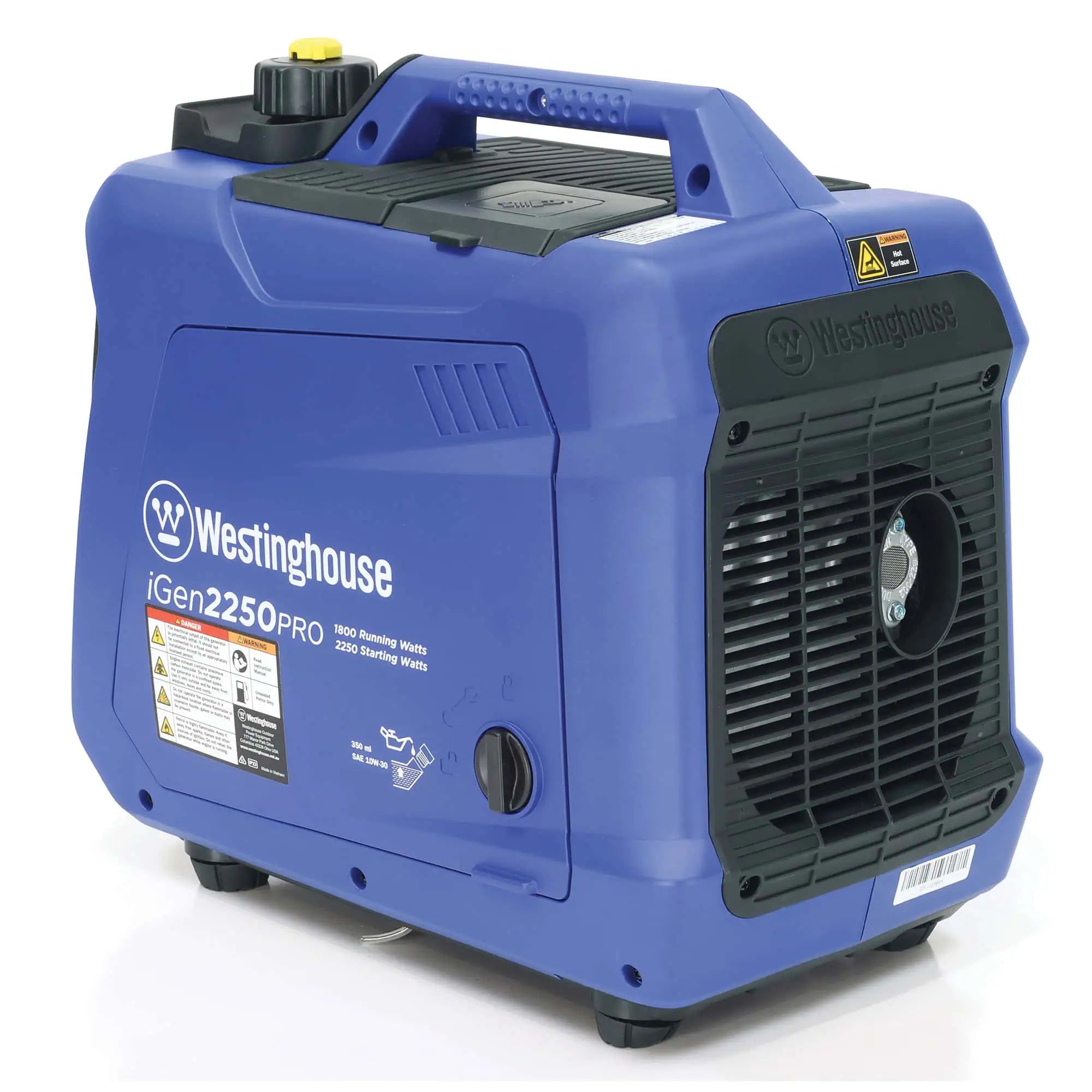 Westinghouse WP iGen 2250 Pro right rear in white background