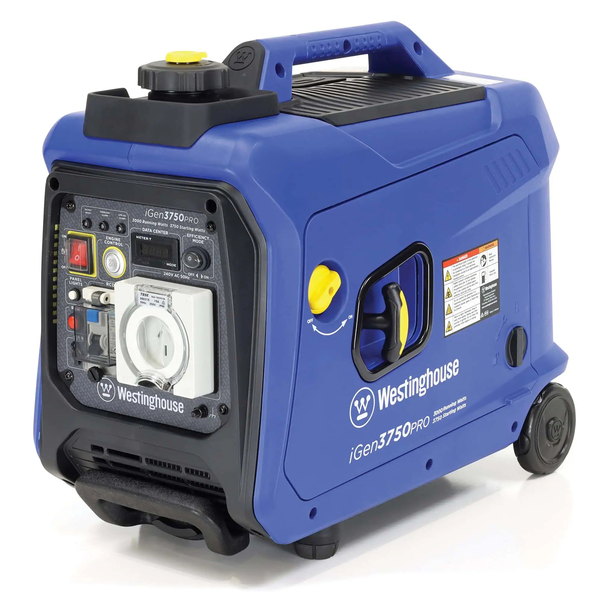 Westinghouse WP iGen 3750 Pro Inverter Generator Right in white background