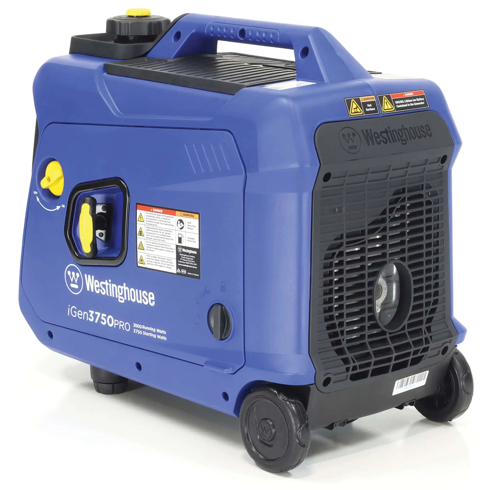 Westinghouse WP iGen 3750 Pro Right Rear in white background