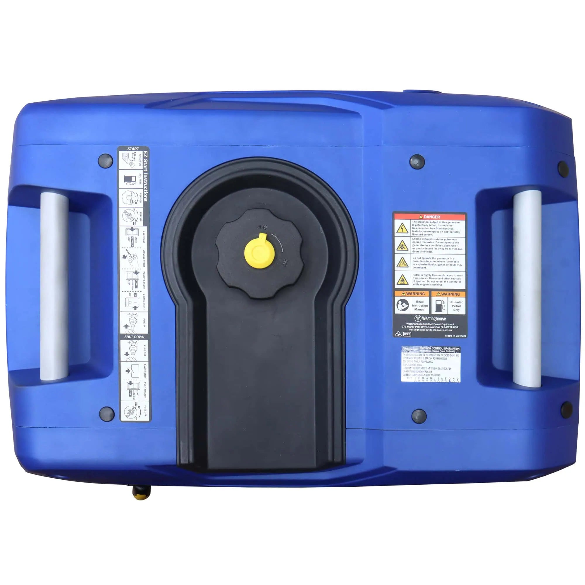 Westinghouse WP iGen 4500AS  top in white background