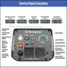 Westinghouse WP iGen 4750S Control Panel Parts in white background