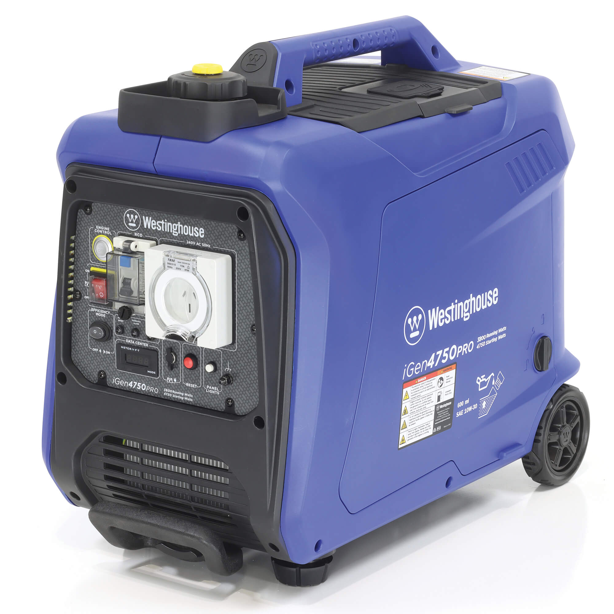 Westinghouse WP iGen 4750 Pro Inverter Generator Right in white background