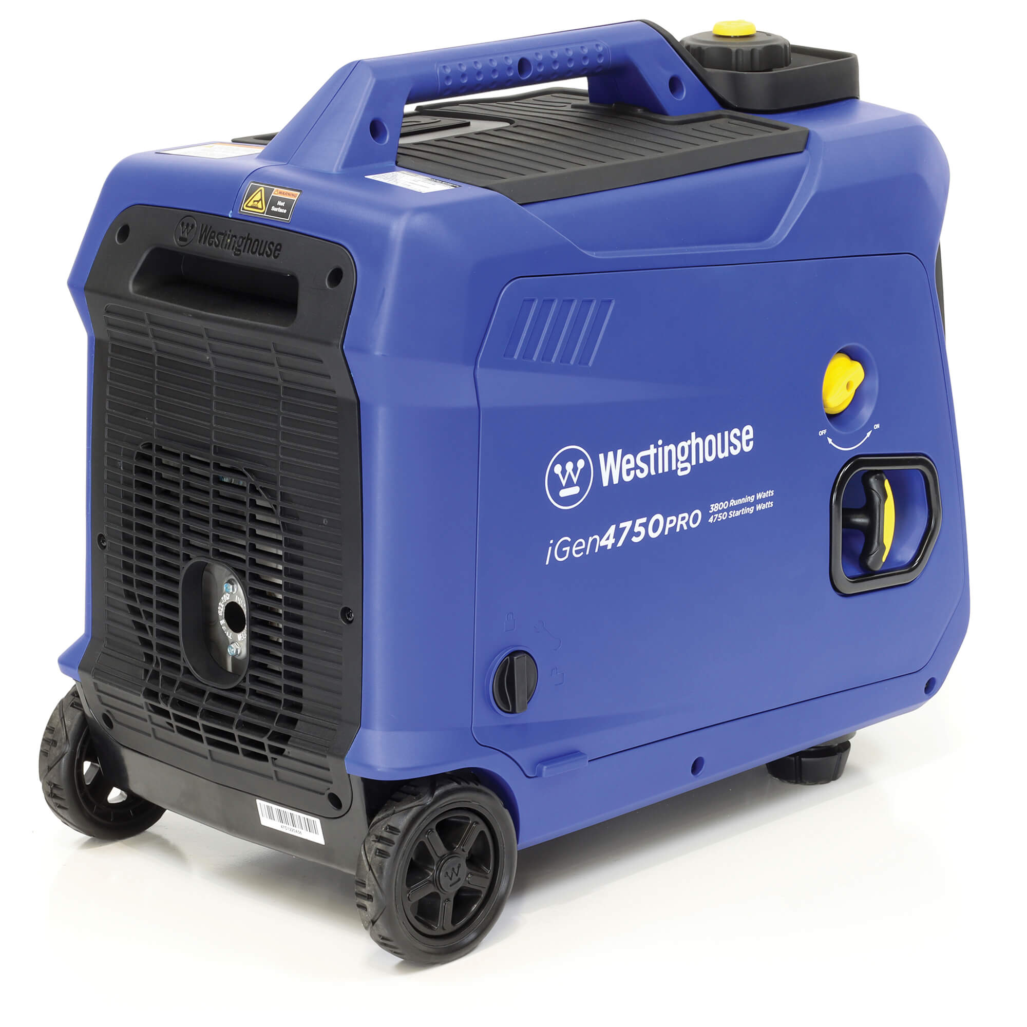 Westinghouse WP iGen 4750 Pro Left Rear in white background
