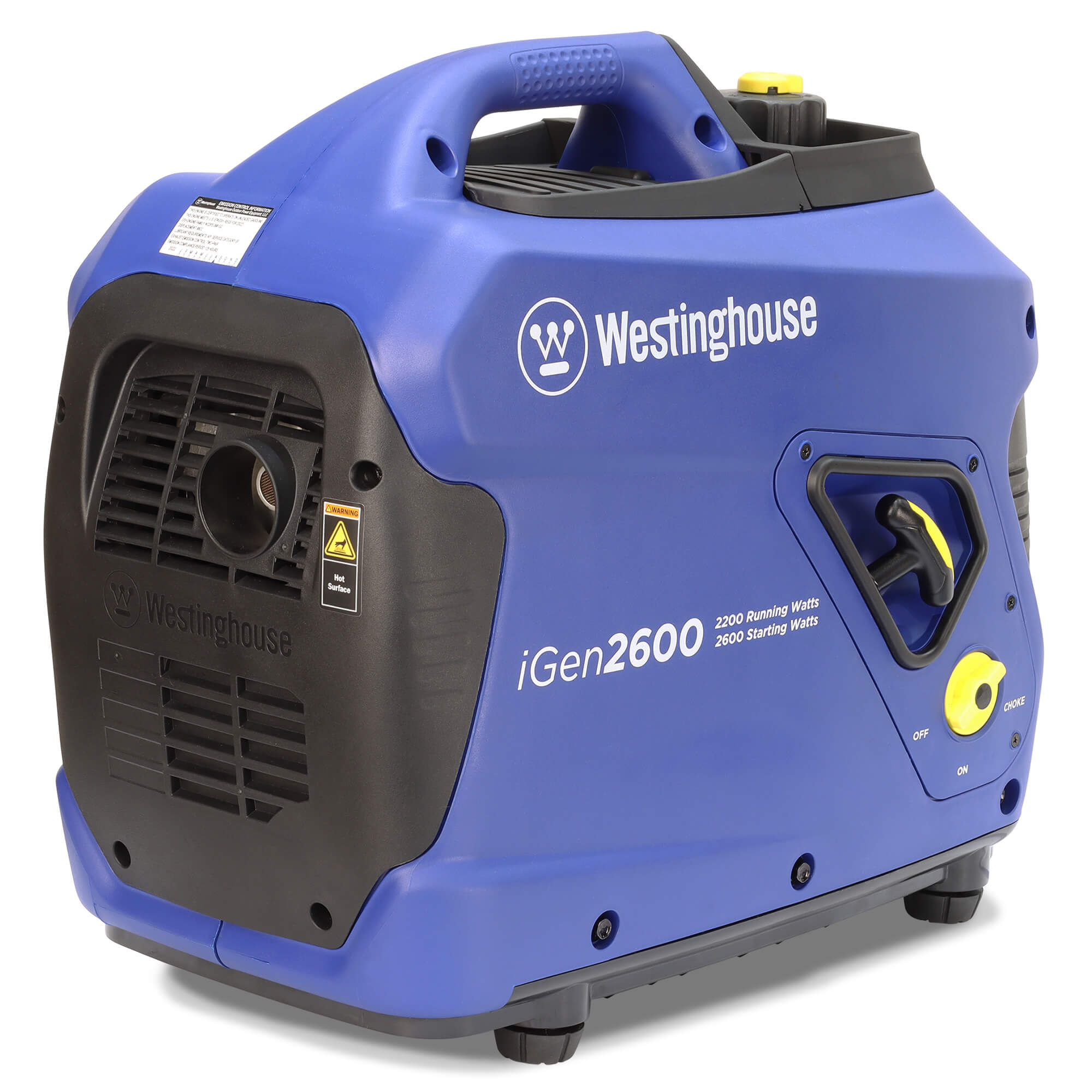 Westinghouse iGen 2600 Generator back in white background