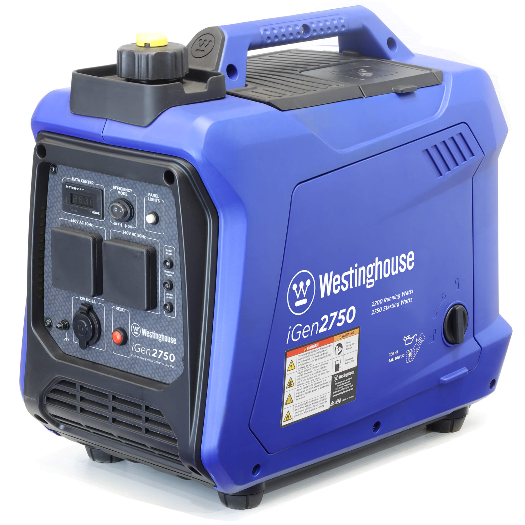 Westinghouse iGen 2750 Generator right in white background
