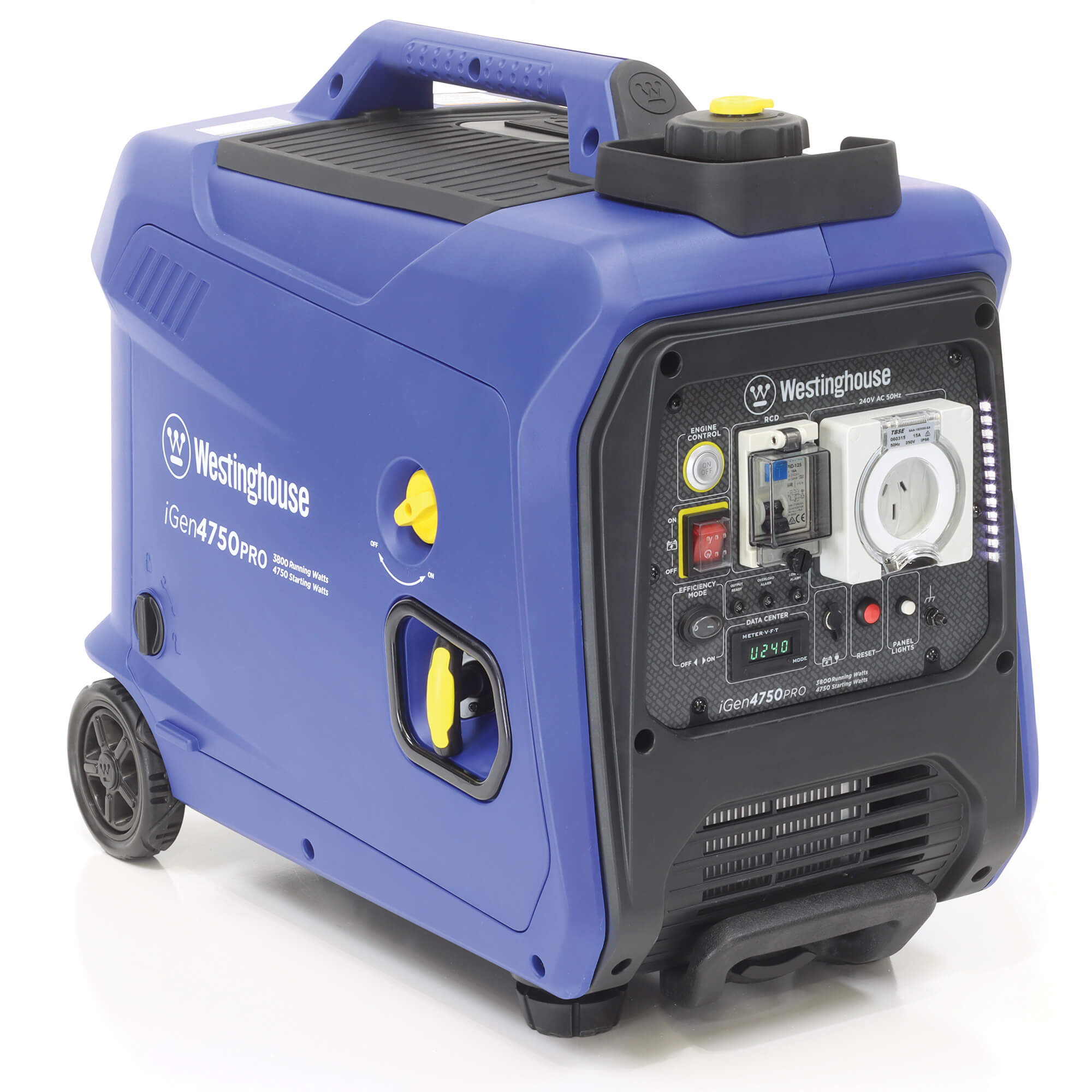 Westinghouse iGen 4750 Pro Generator Left in white background