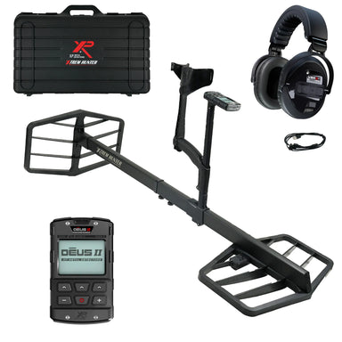 XP XTREM Hunter Metal Detector Bundle contents on a white background