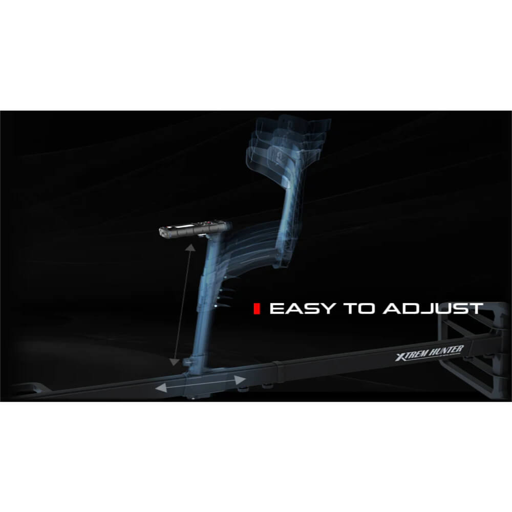 XP XTREM hunter bundle easy to adjust feature on a black background