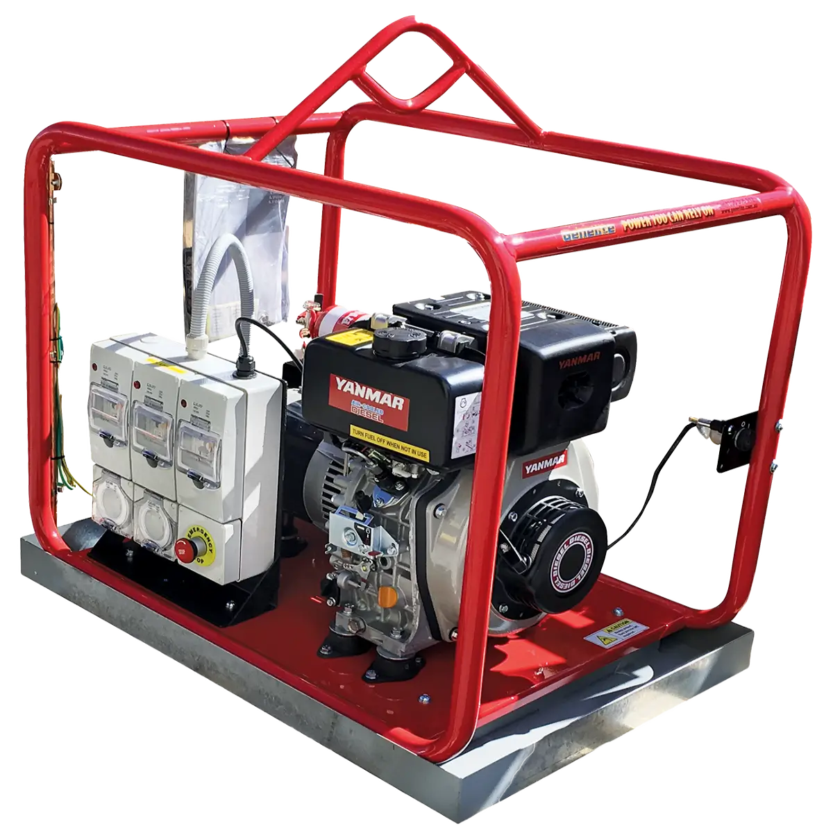 Yanmar GYD3500E-MS side view on a transparent background
