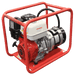 Honda GH6000-3 3 Phase Generator side view and top on a transparent background