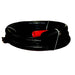Bianco BIA-FFHK fire fighting hose kit with coiled black suction and delivery hose and red nozzle on a white background