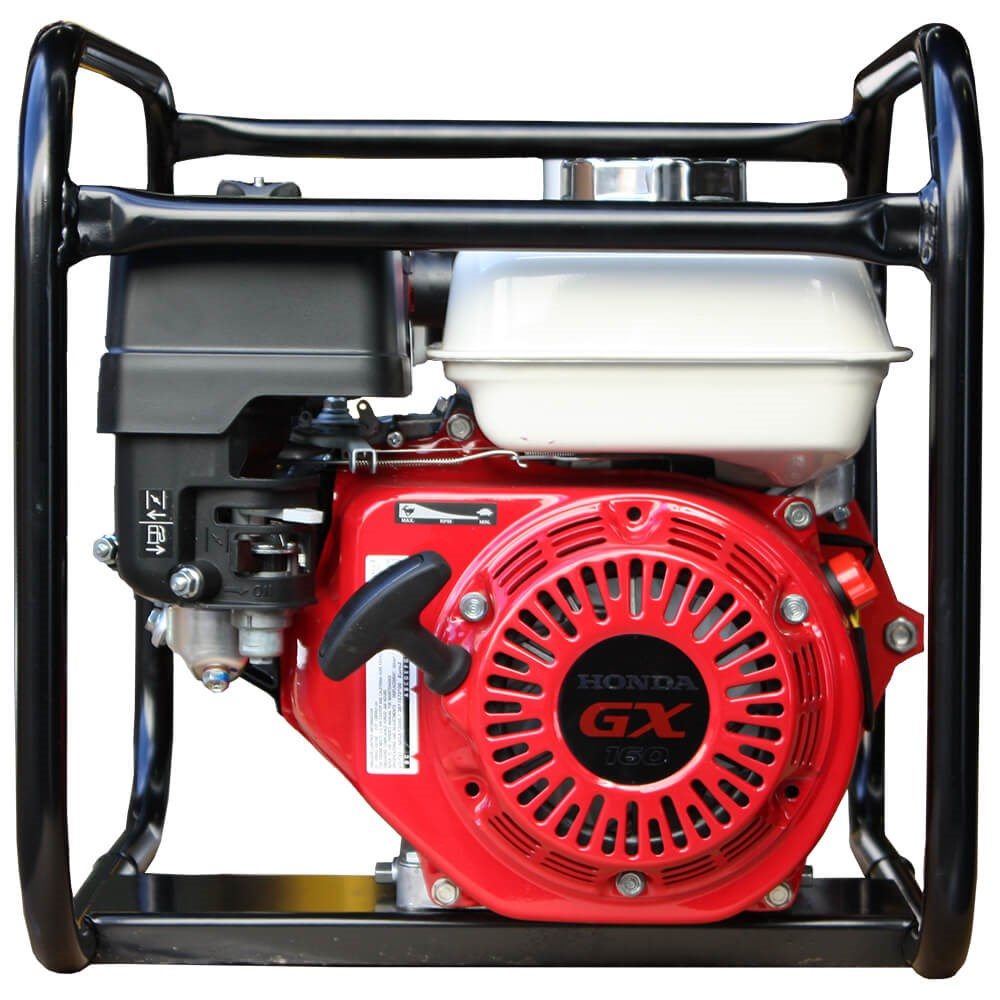 Honda GX160 recoil starter and fuel tank on the Bianco Vulcan BIA-MH15SHP fire fighting pump viewed from the engine side