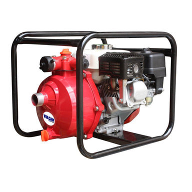 Bianco Vulcan BIA-MH215SHP fire pump powered by a Honda GX200 engine on a white background