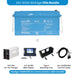 Amptron 24V BluEdge 100Ah Elite Bundle with 24V 20A charger, 2.4 inch RS485 BMS display, Type F mounting tray and 2m CAN/RS485 communication cable