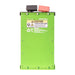 Angled view of the Custom Lithium 200Ah NextGen Slim lithium battery showing the aluminium case and mounting flanges.