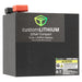 Custom Lithium 230Ah Compact LiFePO4 battery front view showing the customLITHIUM label on a white background.