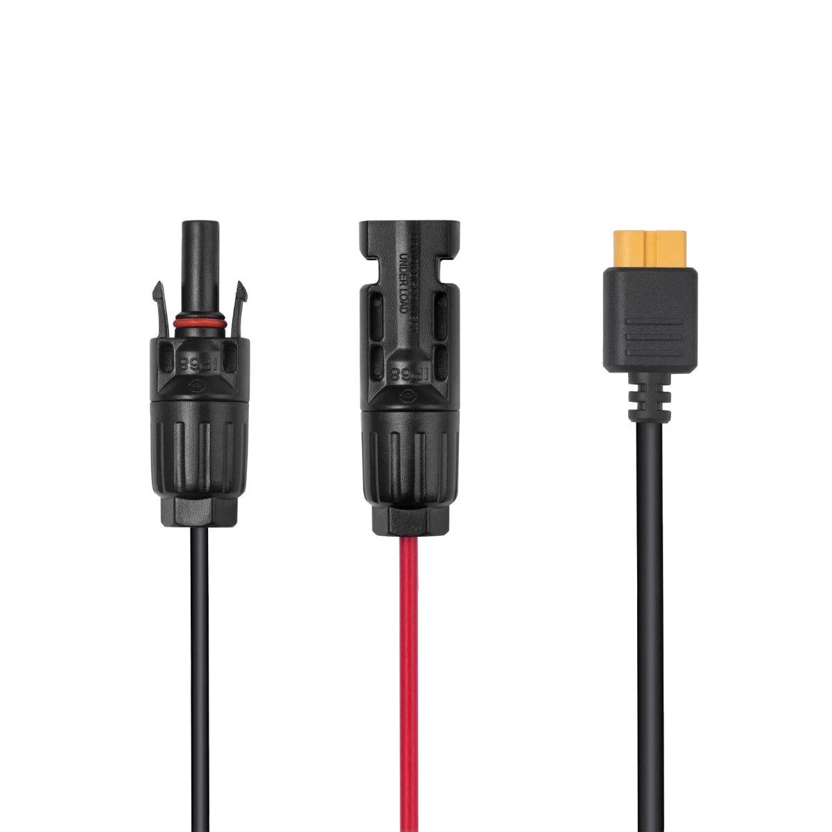 ecoflow Solar to XT60 cable in white background