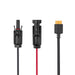 ecoflow Solar to XT60 cable in white background