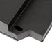 Close-up of the moulded corner and handle cut-out on the Custom Lithium Ford Everest dual battery, showing the vehicle-specific case shape.