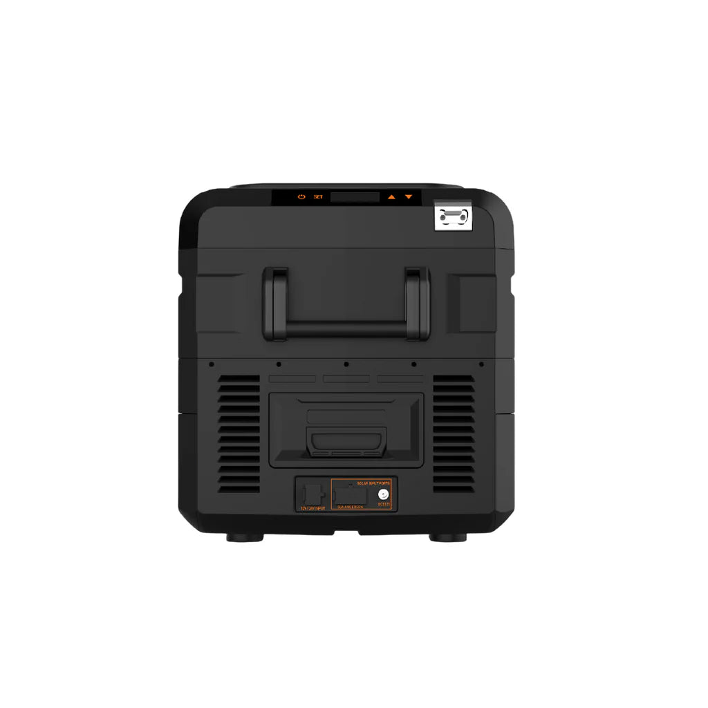 iFrost 40L Fridge side view on a white background