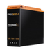 iTechWorld 100SX Slimline Deep Cycle Lithium Battery side view on a transparent background