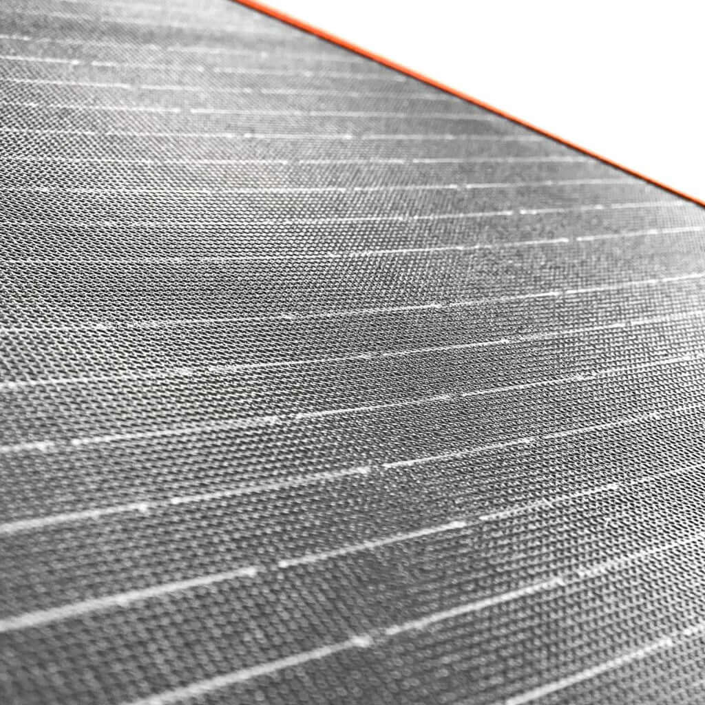 iTechWorld 100W Portable Solar Blanket Gray on a white background