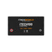iTechWorld 12V 100Ah Deep Cycle Lithium Battery Top view on a white background
