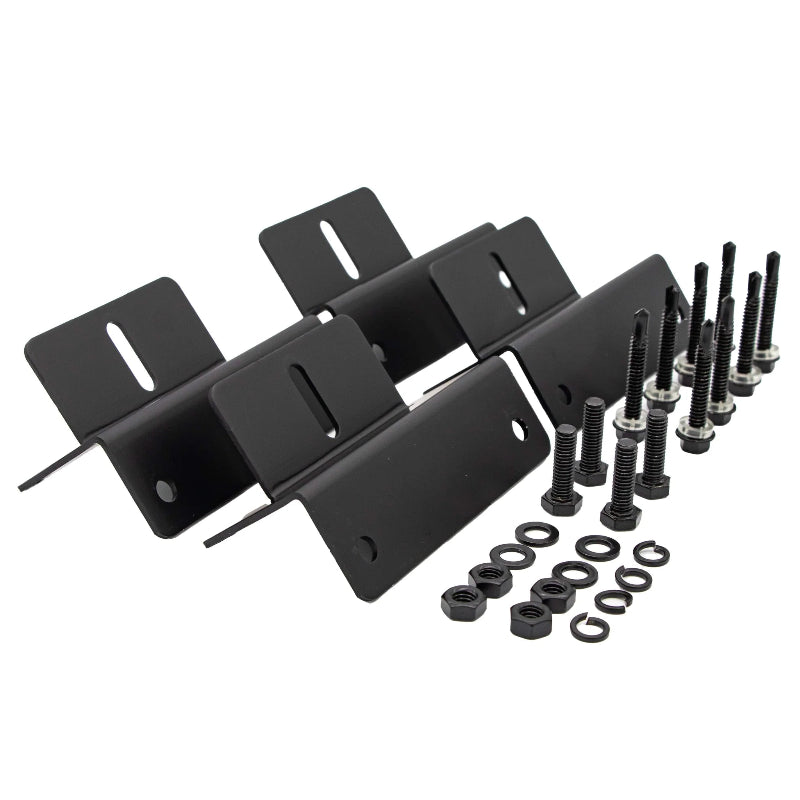 A photo of an iTechWorld 22V 200W Hard Frame Solar Panels mounting brackets