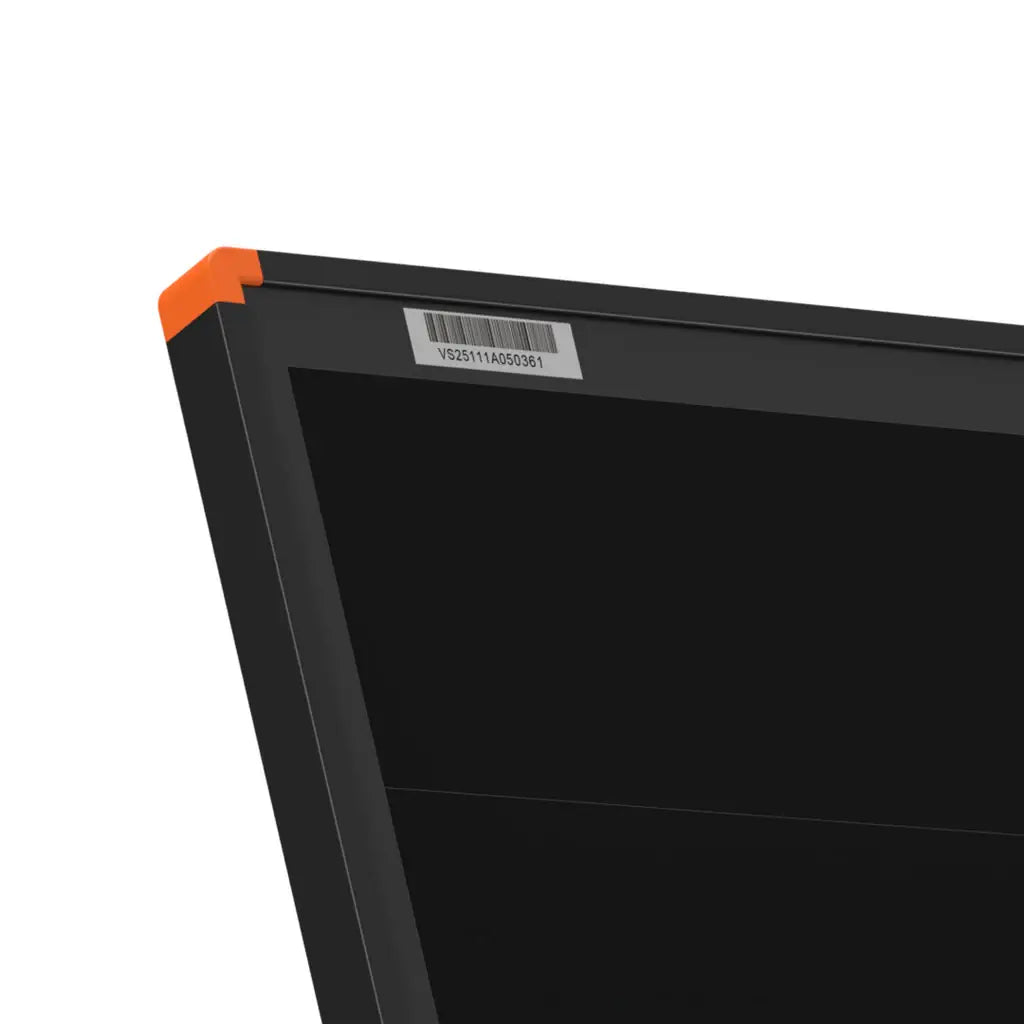 iTechWorld 22V 250W Solar Panel Side Corner on a white background