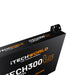 iTechWorld 300Ah Ultra Slim Lithium Battery top side on a white background