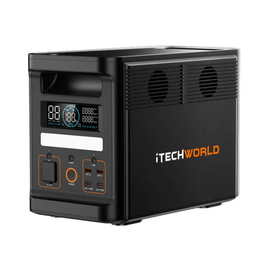 A photo of an iTechWorld PS1800 Pro Portable power station front on.