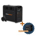 A photo of an iTech PS3600 portable power station with a free PS3600 cover.