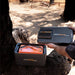 Man holding an iTechWorld Premium GoFurther 160x Pro Battery System Outdoor
