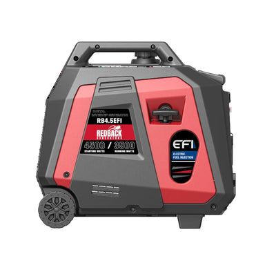 A photo of an iTechWorld Redback RB 4.5 4500W Portable Inverter Generator side on