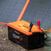 Photo of a Black iTechWorld 400X Pro Lithium Battery with Jumper Leads attached to it.