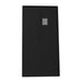 iTech 170W Hard Frame Solar Panel Back view Vertical on  a white background