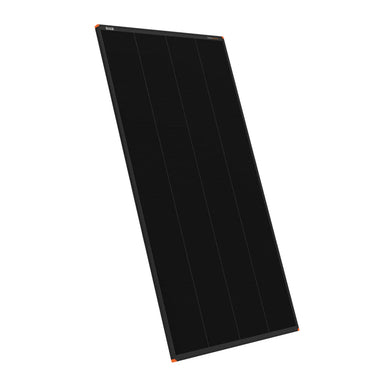 iTech 170W Solar Panel Front slightly angled on a white background