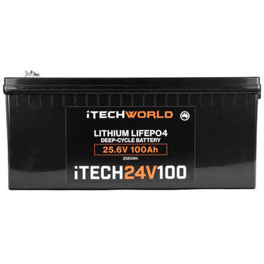 iTech 24V battery Front on a white background