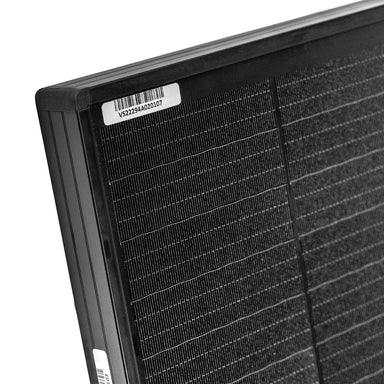 iTech 42V 150W Solar Panel side corner on a white background