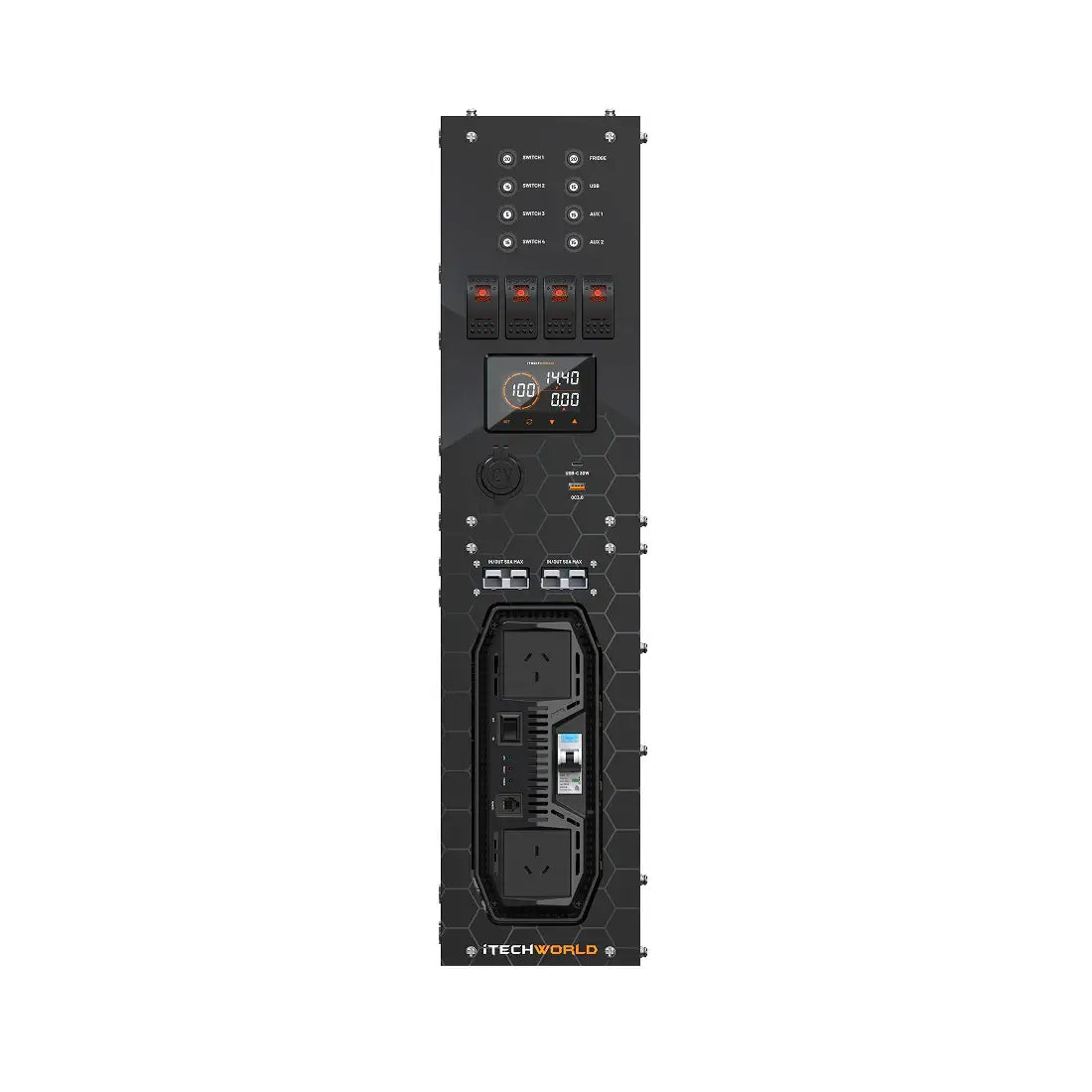 iTech Power Core controls on a white background